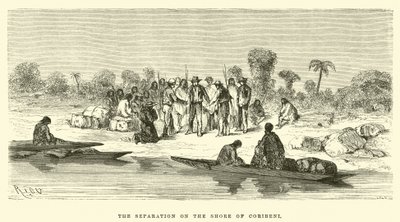 La séparation du rivage de Coribeni - Edouard Riou